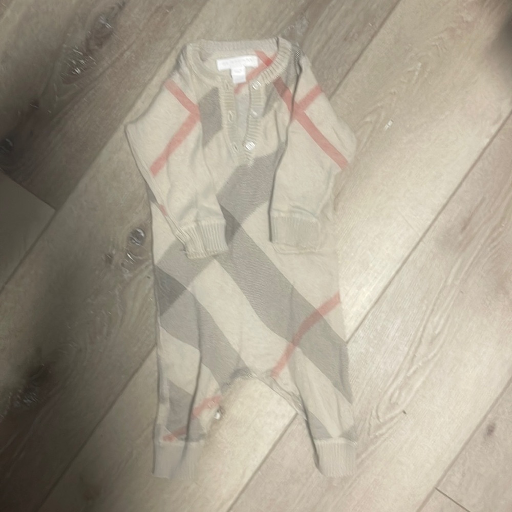 Burberry Cashmere Romper 6M